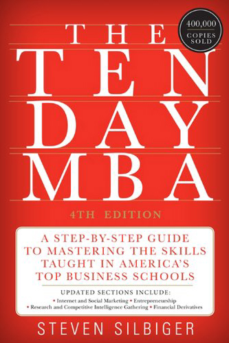 The Ten Day MBA book cover by Steven Silberg